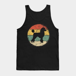 Circular Retro Poodle Tank Top